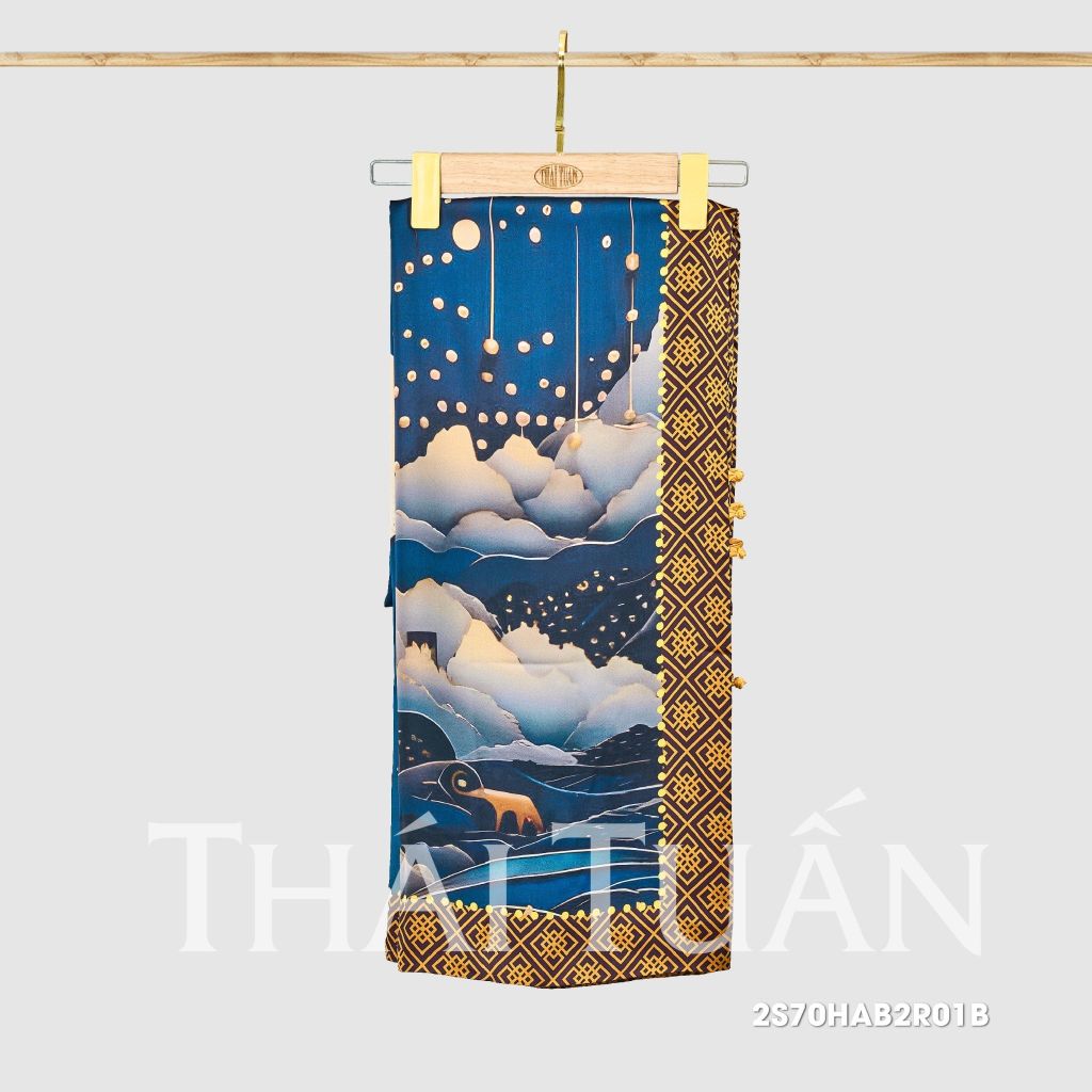  Khăn Choàng Thái Tuấn 2S70HAB2R01B (55 x 180 cm) 