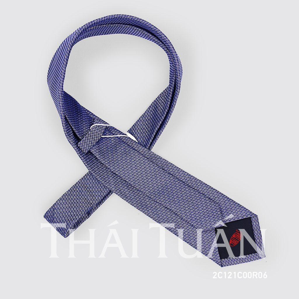  Cravat THÁI TUẤN Hoa Văn Nhí Màu Xanh 