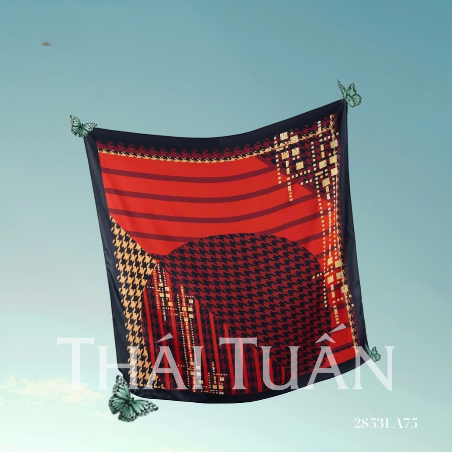  Khăn Choàng Thái Tuấn 2S53EA75R01B (75 x 75cm) 