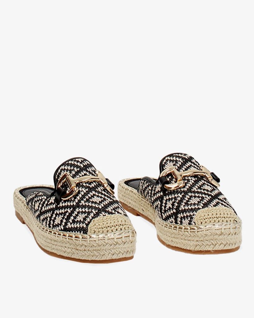  Giày Mules Nữ Đế Cói 254930502RFNEPA 