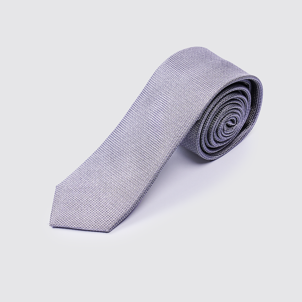  Cravat THÁI TUẤN Họa Tiết Kẻ Ô Màu Xám 