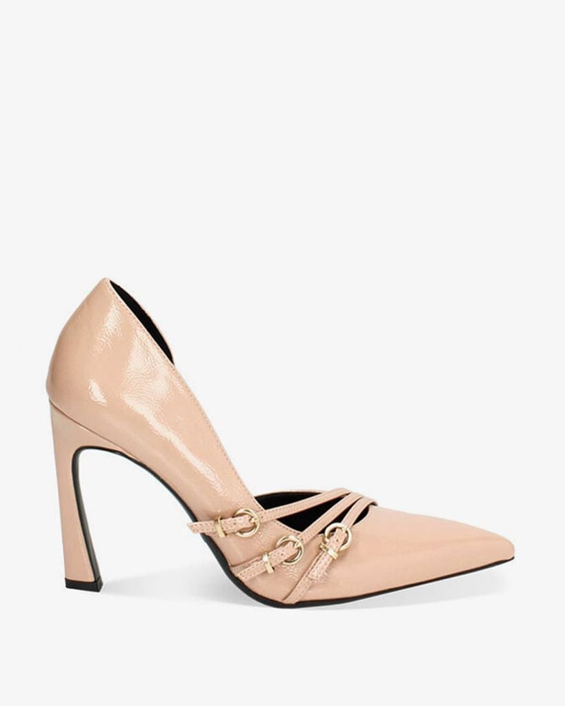  Giày Nữ Primadonna Collection Women Shoes Open Shank Naplack Nude 