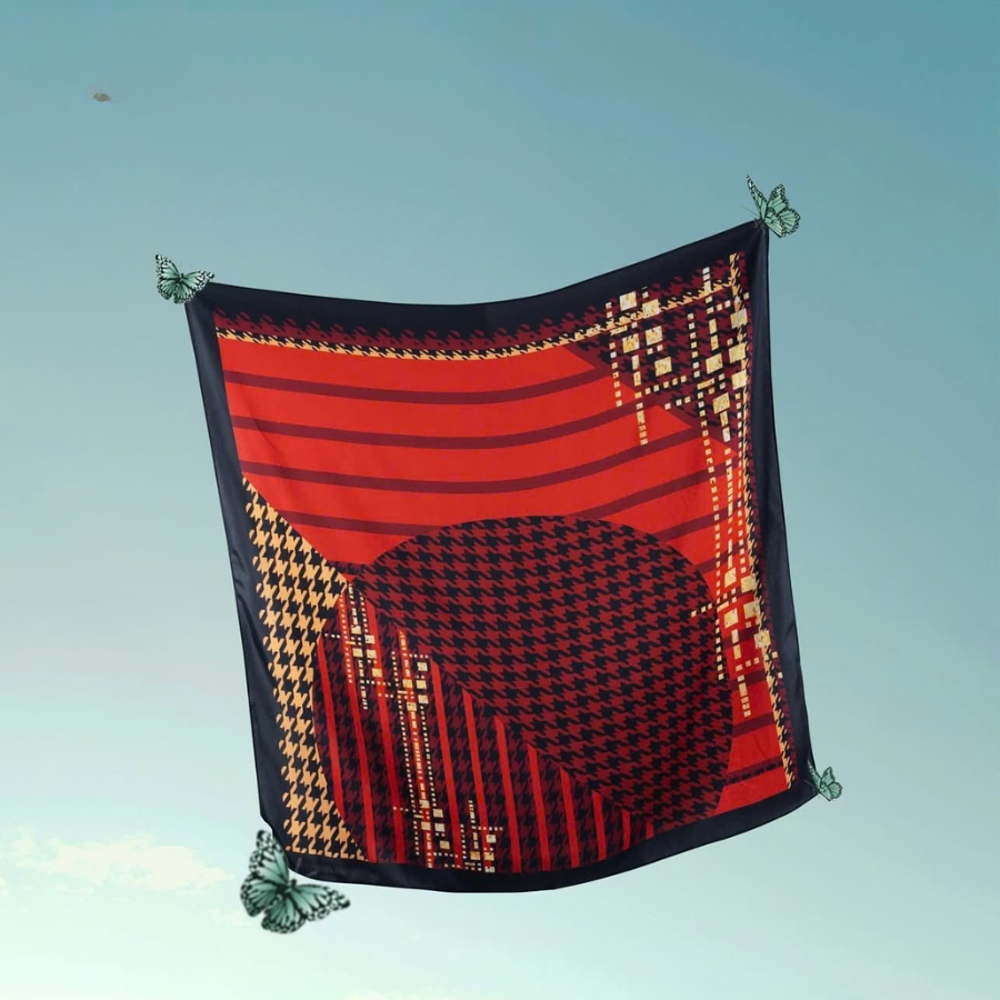  Khăn Choàng Thái Tuấn 2S53EA75R01B (75 x 75cm) 