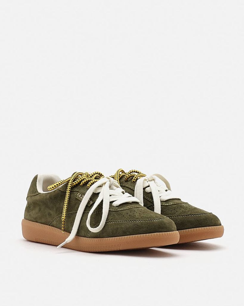  Giày Sneakers Nữ Pazzion Maeve Double Laced Suede Sneakers 