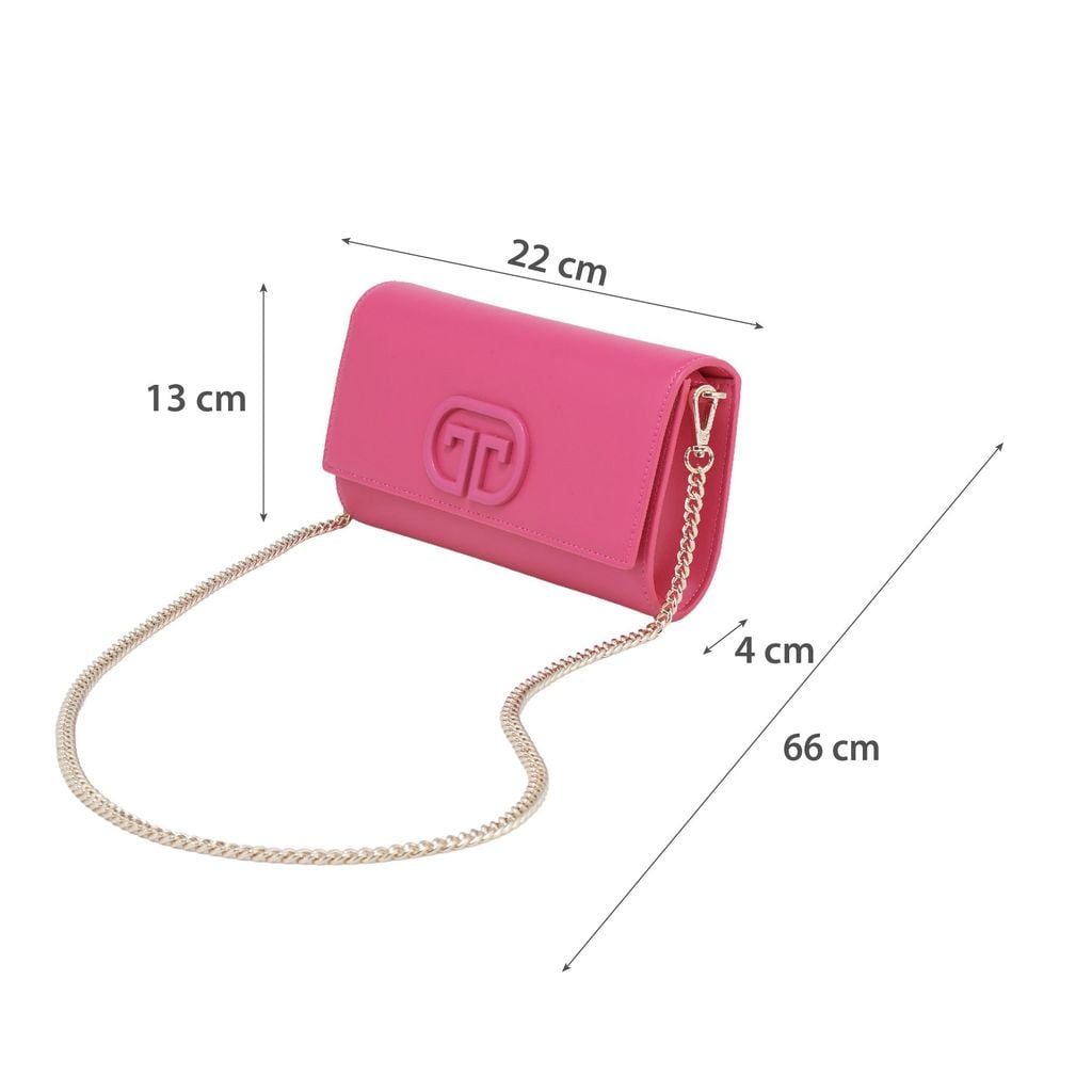  Ví Cầm Tay Nữ THÁI TUẤN Thời Trang Màu Hồng Khóa Bấm 