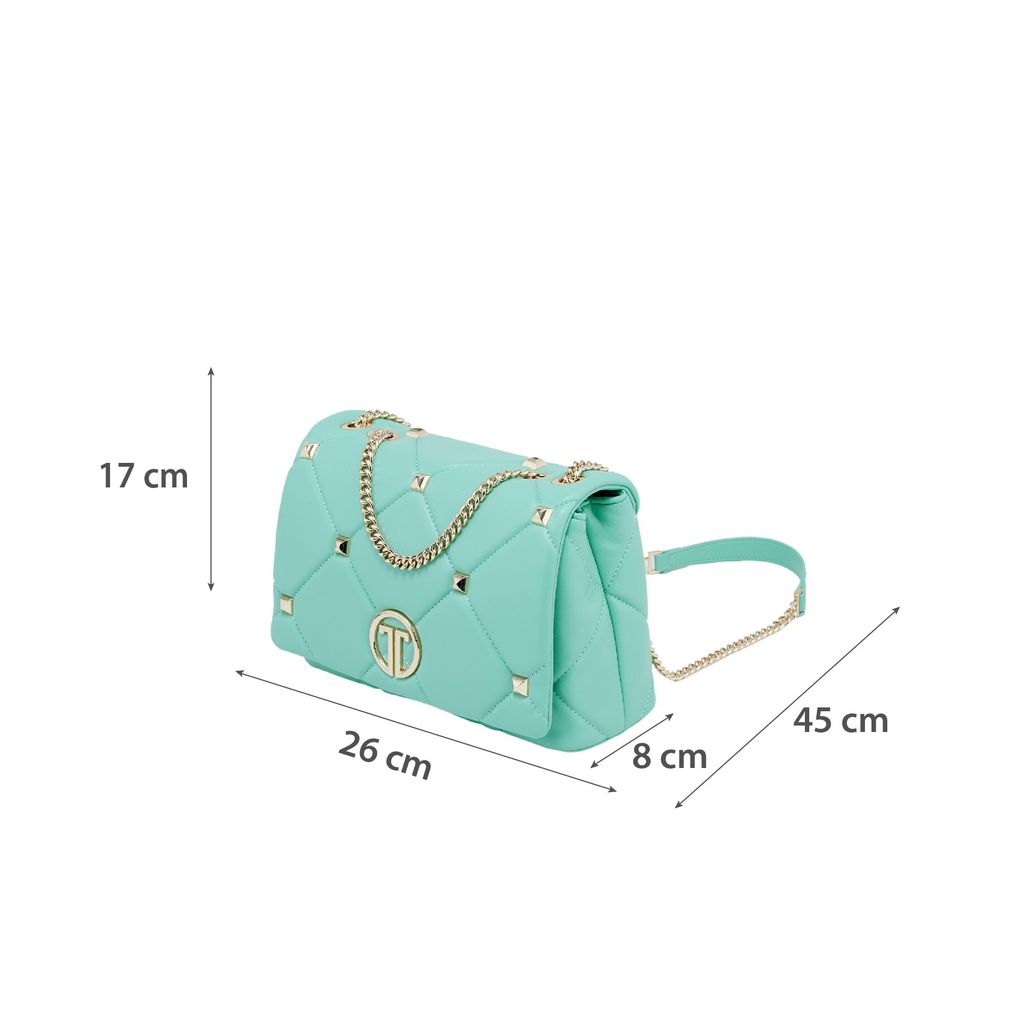  Túi Xách Tay Nữ THÁI TUẤN Đeo Vai Khóa Bấm Thời Trang Màu Xanh Mint 