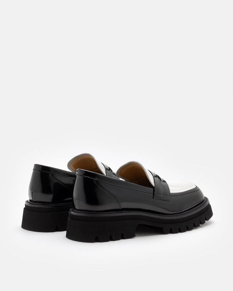  Giày Lười Nữ Pazzion Zilpah Embellished Two-Tone Penny Loafers 