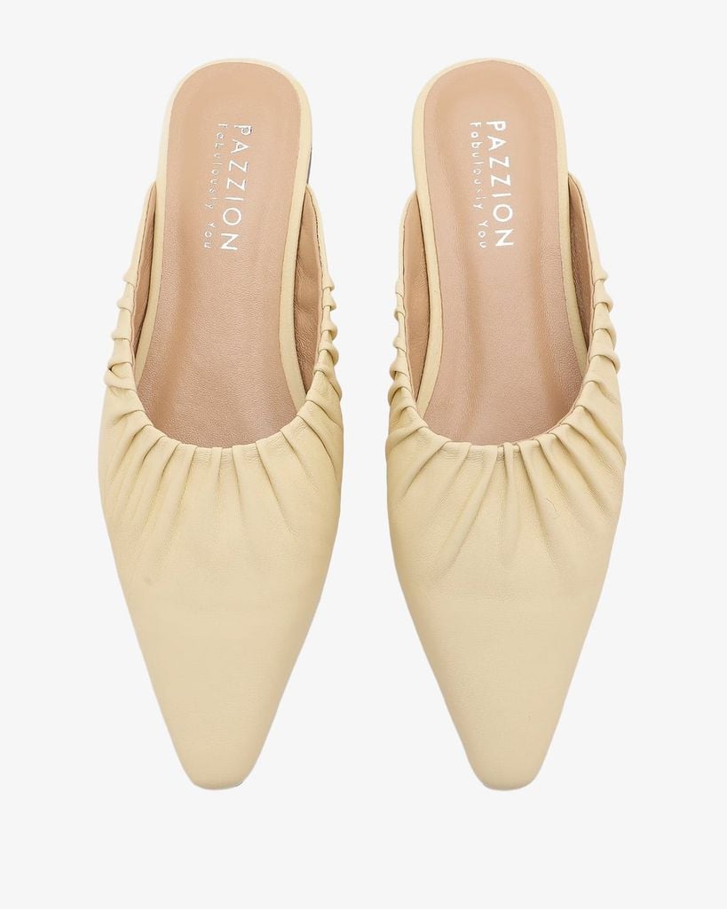  Giày Mules Nữ Pazzion Nikki Supple Leather Slides 