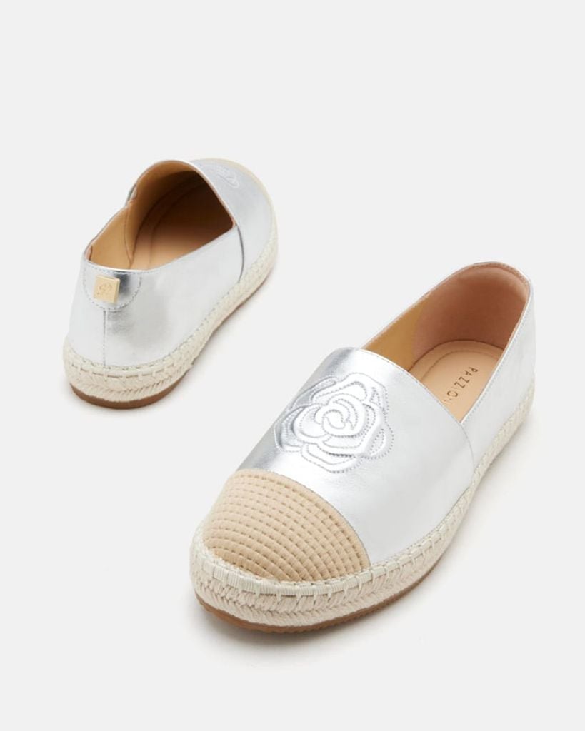  Giày Lười Nữ Pazzion Brea Embossed Espadrille Flats 