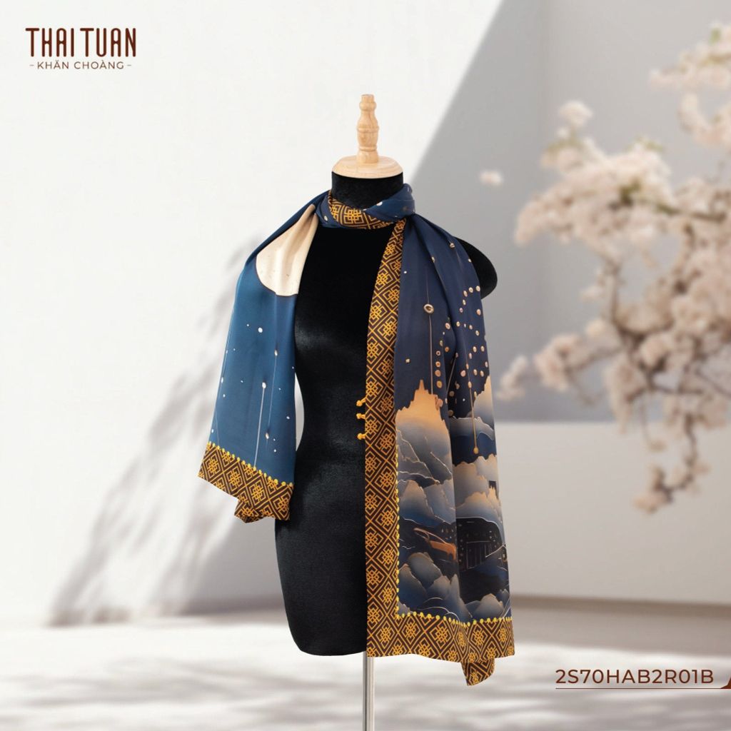  Khăn Choàng Thái Tuấn 2S70HAB2R01B (55 x 180 cm) 