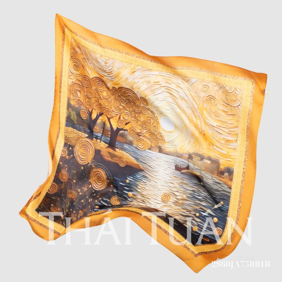  Khăn Choàng Thái Tuấn 2S60JA75R01B (75 x 75cm) 