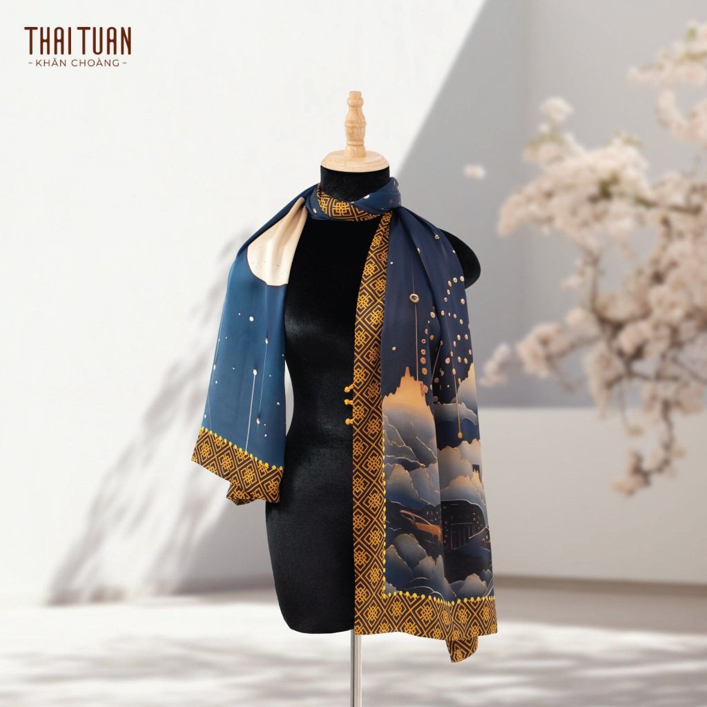  Khăn Choàng Thái Tuấn 2S70HAB2R01B (55 x 180 cm) 
