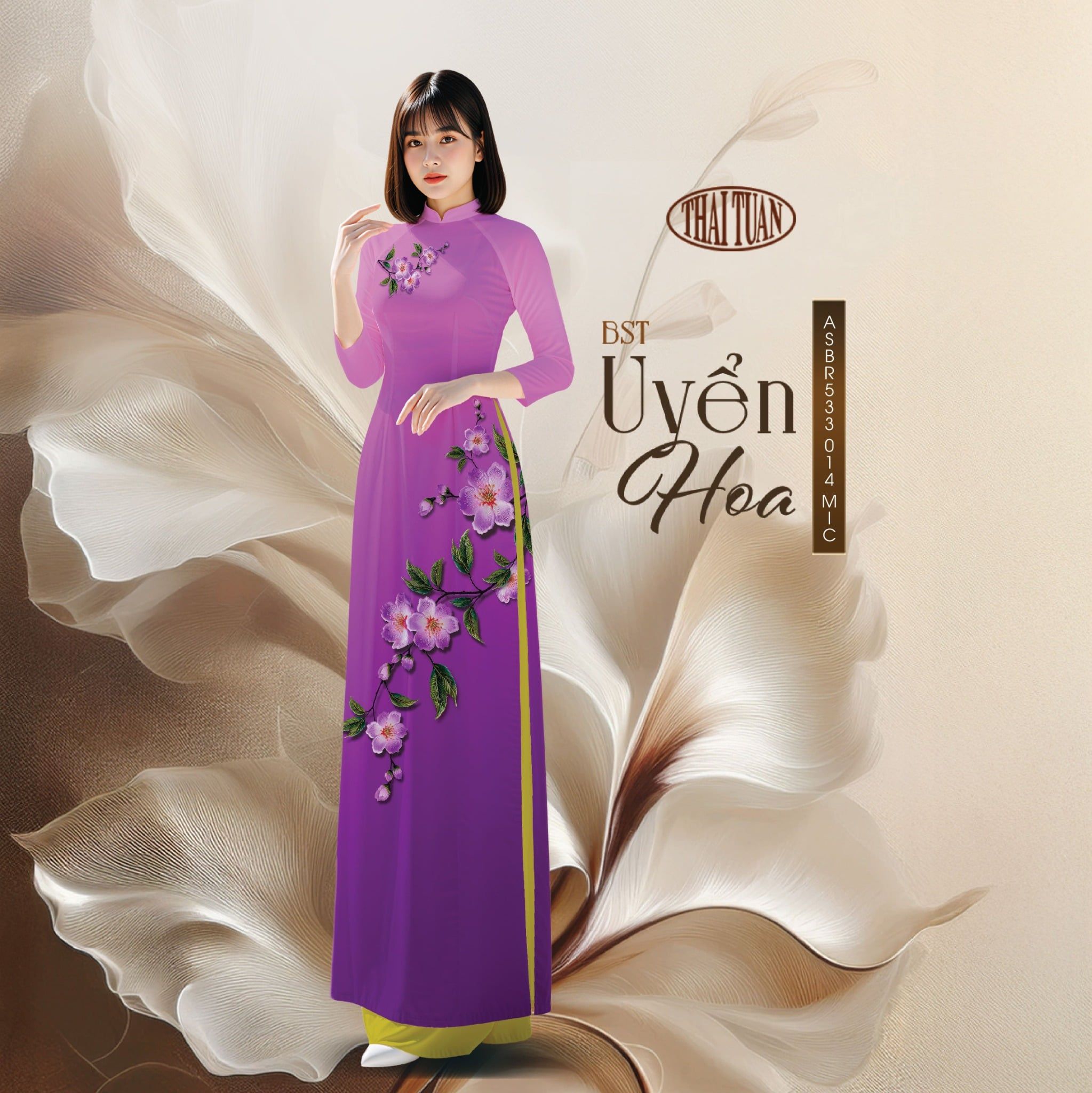 Vải Áo Dài Sắc Phương Nam Kháng Khuẩn 1m50 x 2m1 ASBR53014MIC