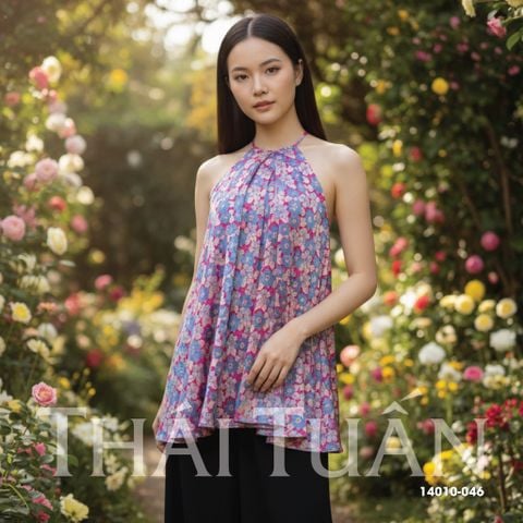 Set Yếm Gấm Hoa Cao Cấp Màu Hồng 14010046