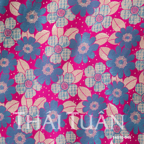 Set Yếm Gấm Hoa Cao Cấp Màu Hồng 14010046