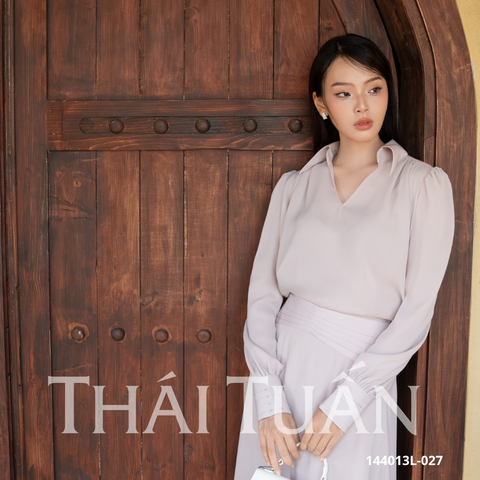 Set Đầm Nữ Thời Trang Màu Be 14013L027