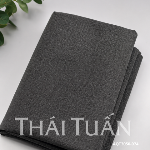 Vải Trơn Kaki Màu Xám Đậm Khổ 1m5x1m5 AQT3050074