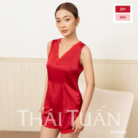 Combo Kimono Cột Nơ Thắt Eo Viền Ren 1J58A331