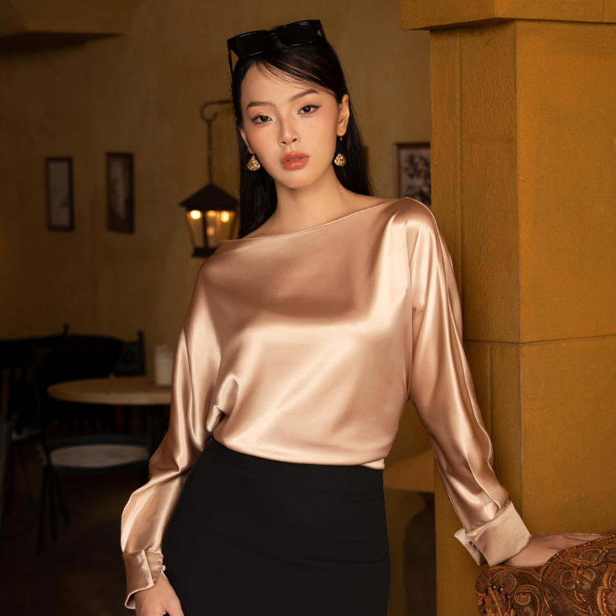 Áo Kiểu Nữ Thời Trang Tay Dài 1K808L803