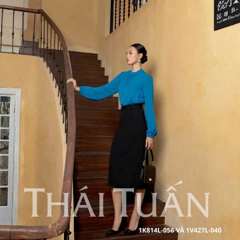Chân Váy Nữ Thời Trang Màu Đen 1V427L040