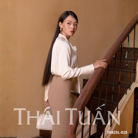 Áo Sơ Mi Nữ Thời Trang Màu Be 1K825L025