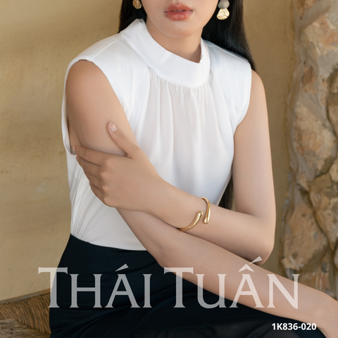Áo Kiểu Nữ Thời Trang Màu Trắng 1K836020