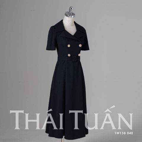 1M138L Đầm Nữ Công Sở Đai Eo Sang Trọng