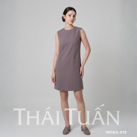 Đầm Thời Trang Nữ Dáng Suông Có Túi 1M161L019