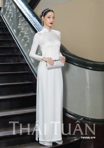Bộ Áo Dài Nữ May Sẵn Cao Cấp 1W05BL079