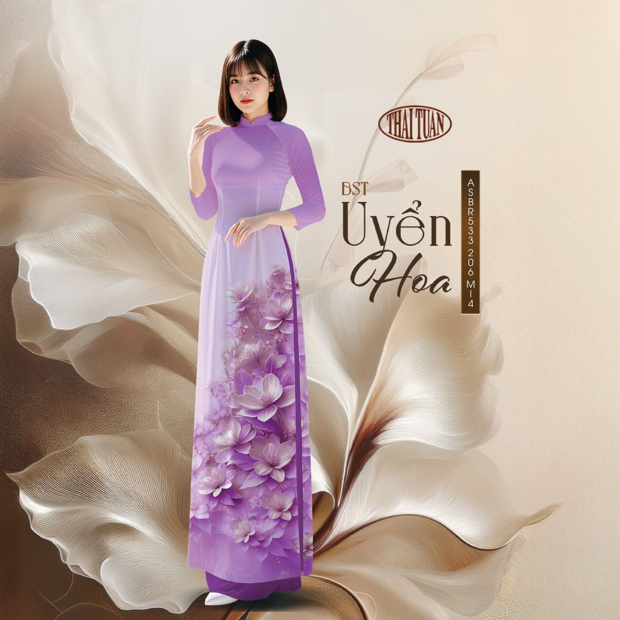 Vải Áo Dài Sắc Phương Nam Kháng Khuẩn 1m50 x 2m1 ASBR533206MI4