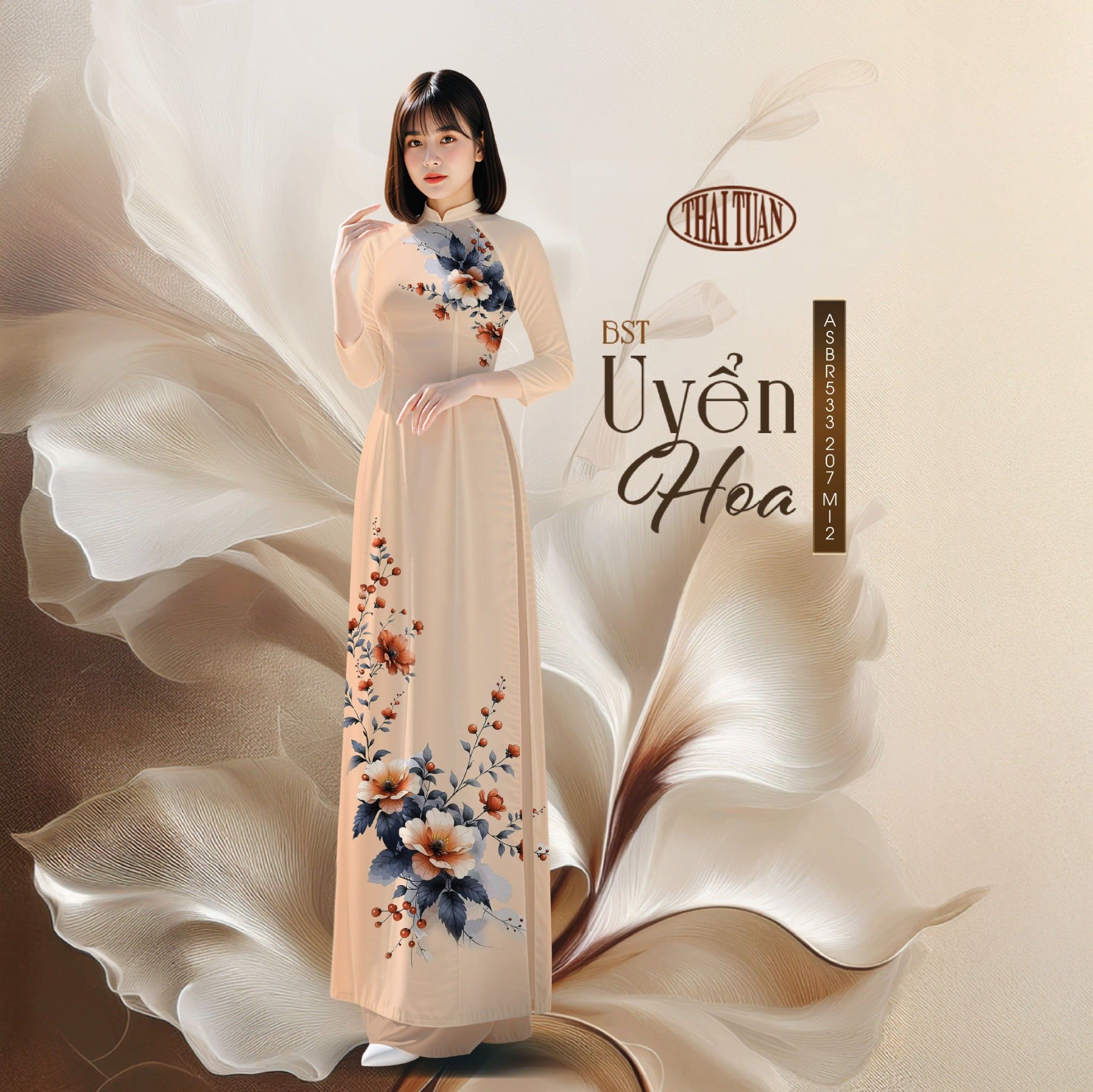 Vải Áo Dài Sắc Phương Nam Kháng Khuẩn 1m50 x 2m1 ASBR533207MI2