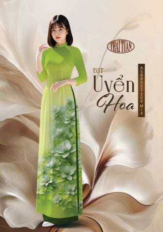 Vải Áo Dài Sắc Phương Nam Hoa Lá Kháng Khuẩn 1m50 x 2m1 ASBR533209MI4