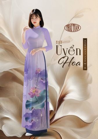 Vải Áo Dài Sắc Phương Nam Hoa Sen Kháng Khuẩn 1m50 x 2m1 ASBR533230MIB