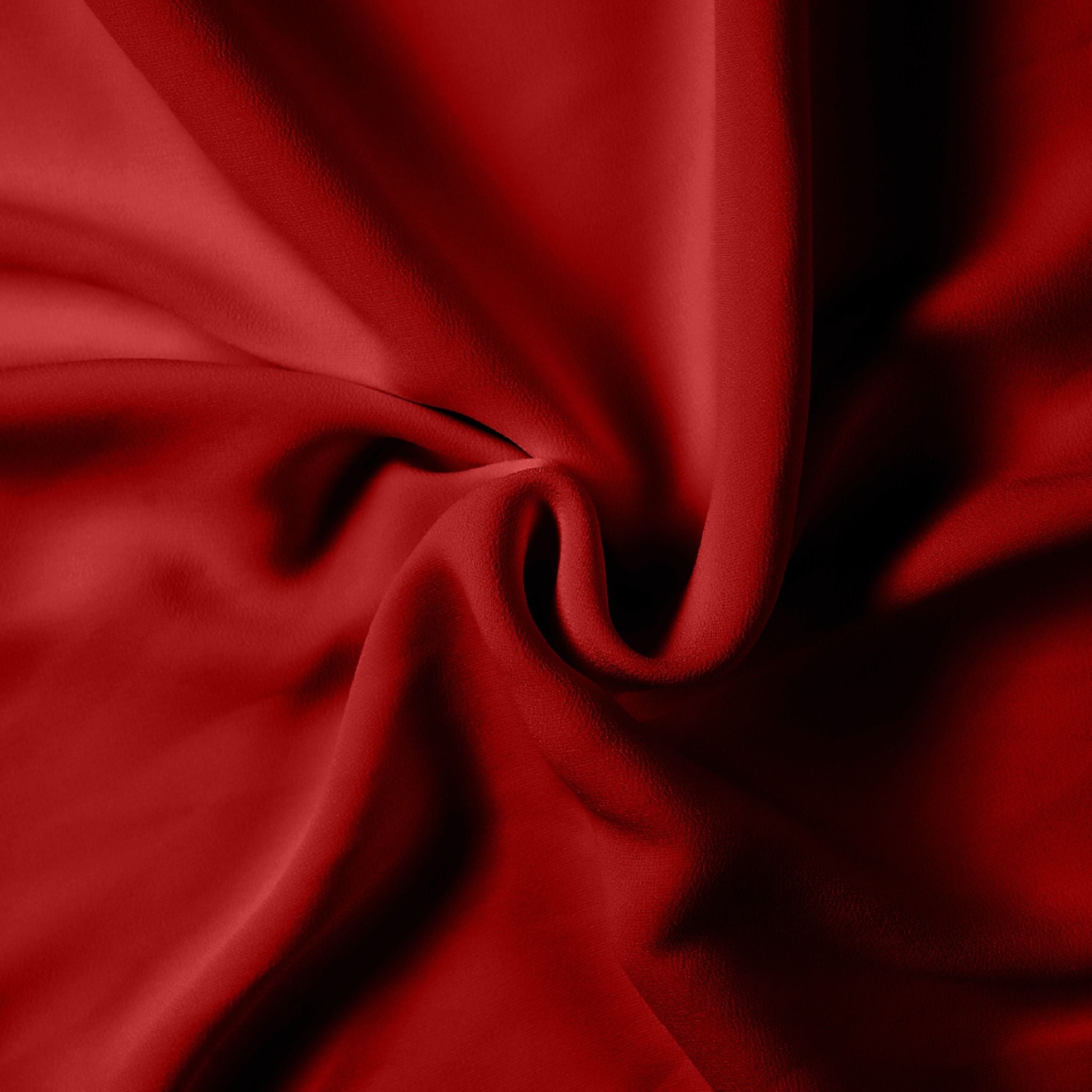 Vải Quần Trơn Thạch Anh Màu Đỏ Mận ASBQ533231