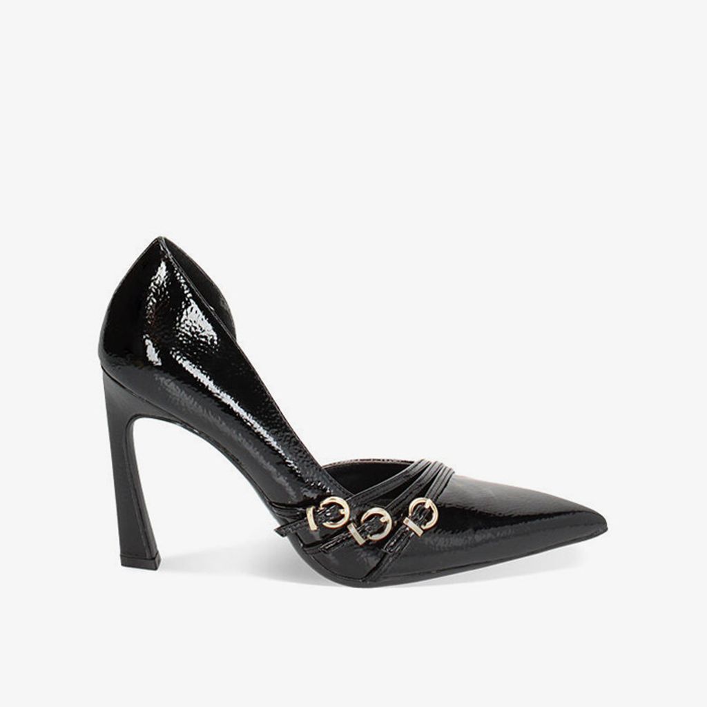 Giày Nữ Primadonna Collection Women Shoes Open Shank Naplack Nero
