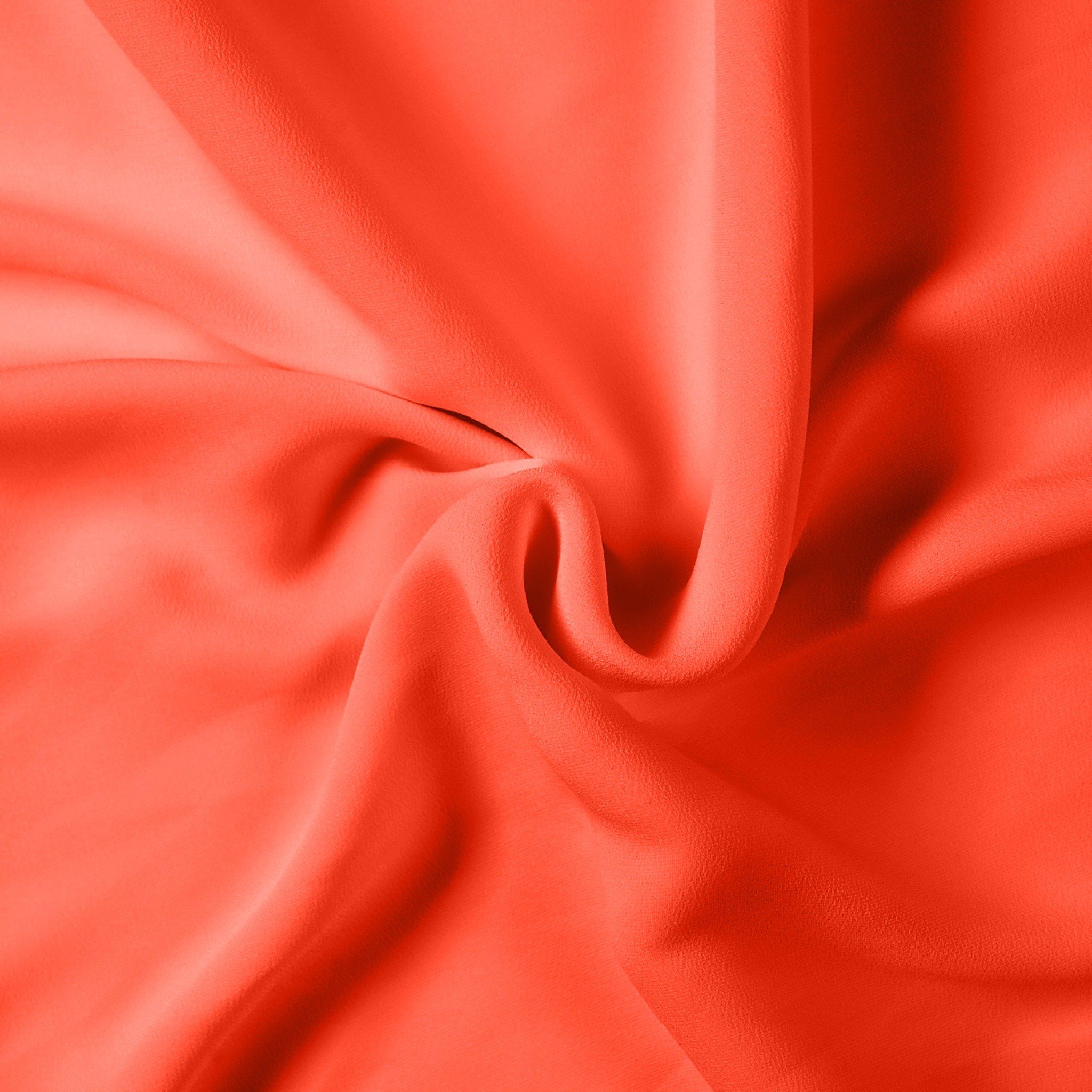 ASBQ533-243 | Vải Quần Trơn Thạch Anh Màu Cam (Khổ 1 Mét 50, Dài 1 Mét 2)