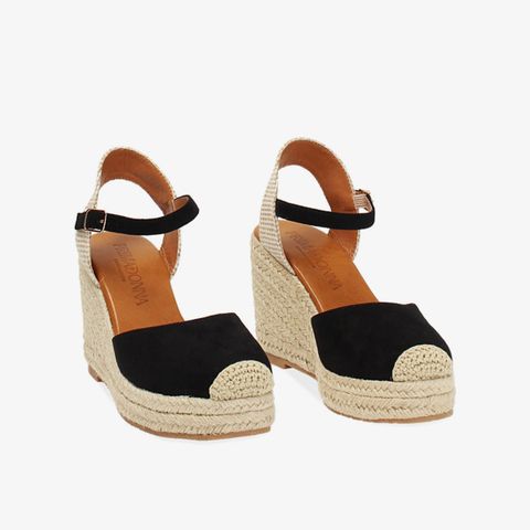 Giày Đế Xuồng Nữ 254920102MFNERO