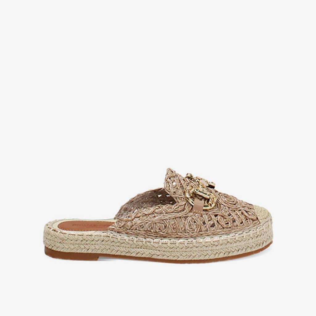 Giày Mules Nữ Đế Cói 254930500RFTAUP