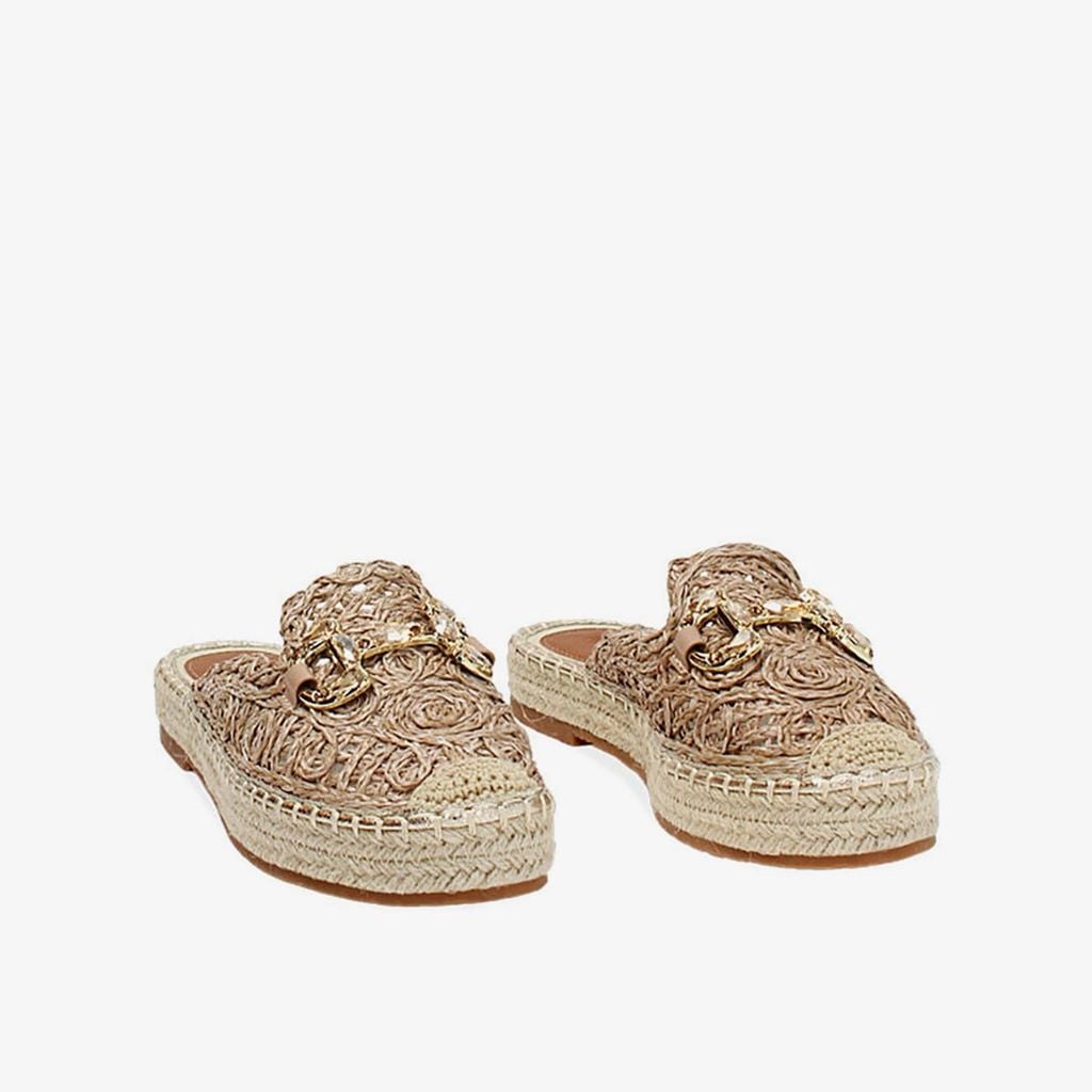 Giày Mules Nữ Đế Cói 254930500RFTAUP