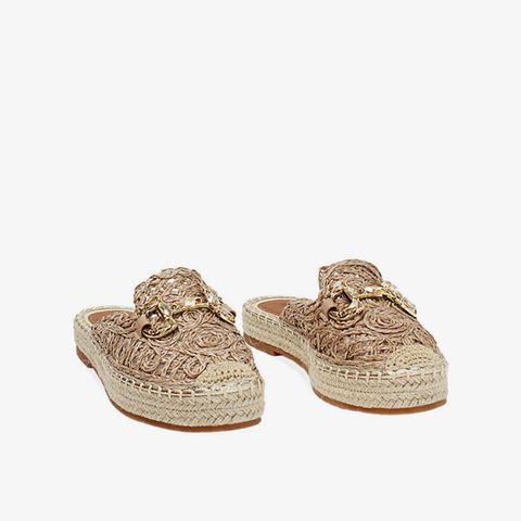 Giày Mules Nữ Đế Cói 254930500RFTAUP