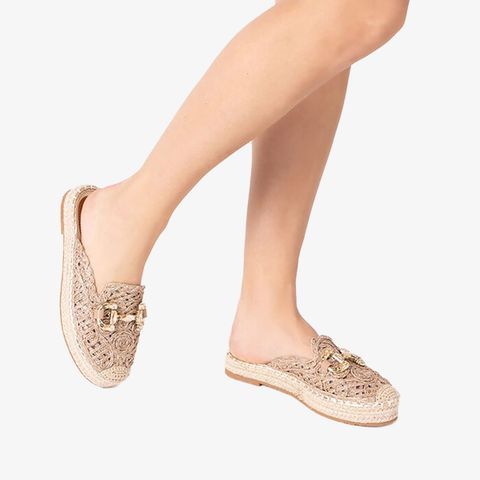 Giày Mules Nữ Đế Cói 254930500RFTAUP