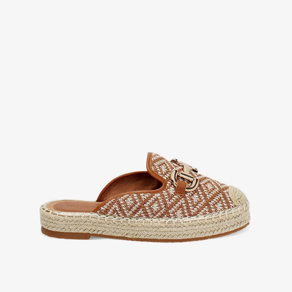 Giày Mules Nữ Đế Cói 254930502RFCOBE