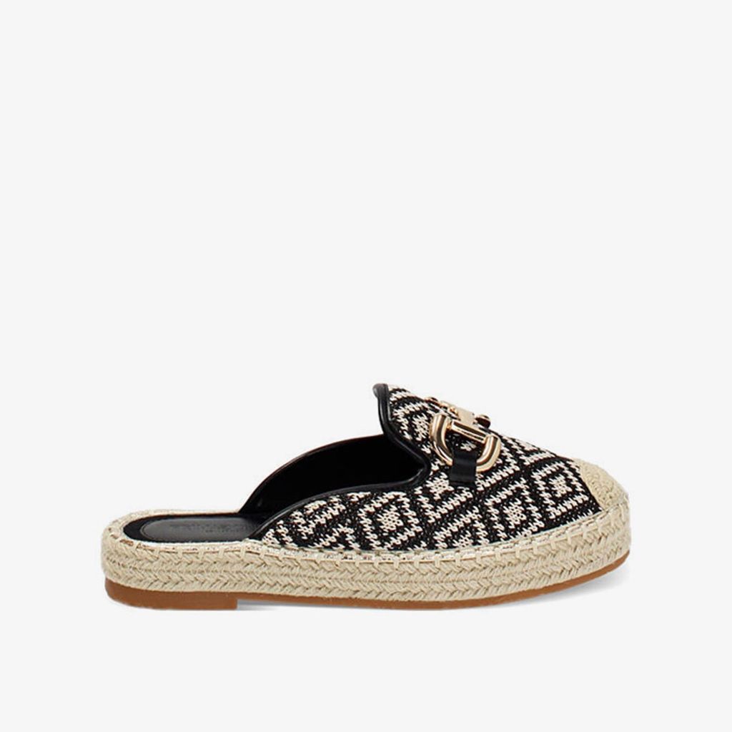 Giày Mules Nữ Đế Cói 254930502RFNEPA