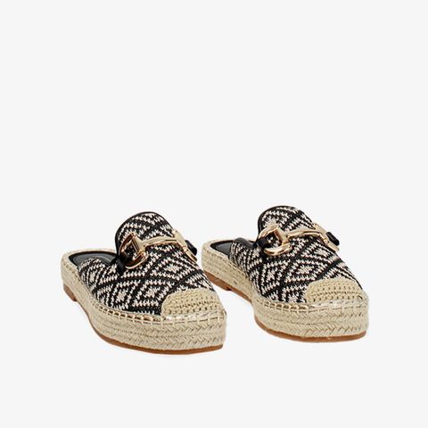 Giày Mules Nữ Đế Cói 254930502RFNEPA