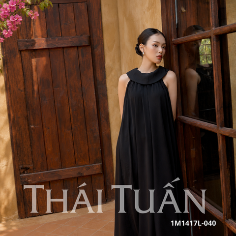 Đầm Nữ Thời Trang Dáng Rộng Màu Đen 1M214L040