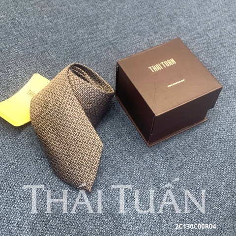 Cravat Dệt Hoa Văn 3D Màu Gold 2C130C00R04