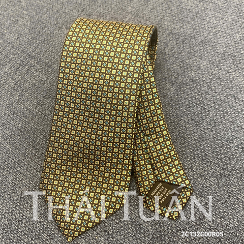 Cravat Hoa Văn 3D Màu Xanh Lá  2C132C00R05