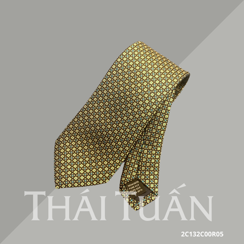 Cravat Hoa Văn 3D Màu Xanh Lá  2C132C00R05