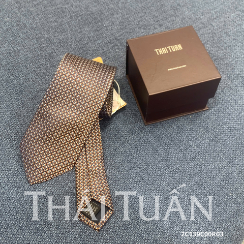 Cravat Dệt Hoa Văn 3D Màu Nâu Đồng 2C139C00R03