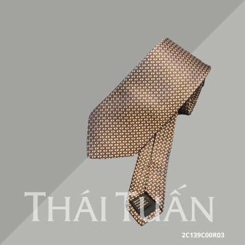 Cravat Dệt Hoa Văn 3D Màu Nâu Đồng 2C139C00R03